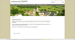 Desktop Screenshot of mairiechiddes.fr